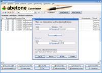 Abetone-Datenbank 8.1.5 screenshot. Click to enlarge!