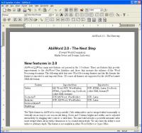 AbiWord 2.8.6 screenshot. Click to enlarge!