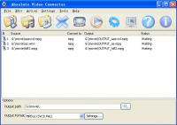 Absolute Video Converter 4.2.1 screenshot. Click to enlarge!