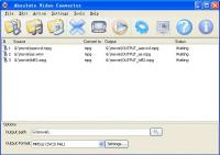 Absolute Video Converter 4.2.1 screenshot. Click to enlarge!