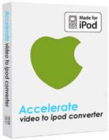 Accelerate Video to iPod Converter 3.6 screenshot. Click to enlarge!