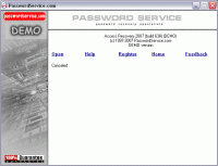 Access Recovery 2007 screenshot. Click to enlarge!