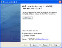 Access-to-MySQL 6.1 screenshot. Click to enlarge!