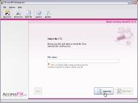 AccessFIX Database Recovery 5.68 screenshot. Click to enlarge!