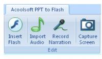 Acoolsoft PPT to Flash 2.0.0 screenshot. Click to enlarge!