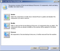 Acronis Backup 11.7.44182 screenshot. Click to enlarge!