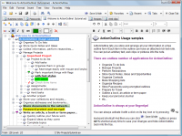 ActionOutline 3.2 screenshot. Click to enlarge!