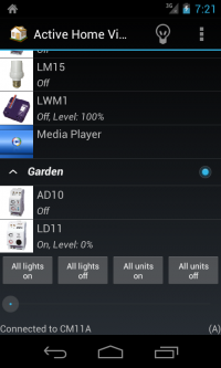 Active Home Vista 2.4.6 screenshot. Click to enlarge!