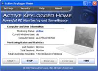 Active Keylogger Home 2.2.7.3989 screenshot. Click to enlarge!
