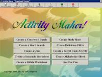 ActivityMaker 3.03 screenshot. Click to enlarge!