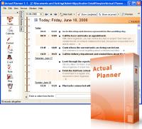 Actual Planner 2.0.1 screenshot. Click to enlarge!