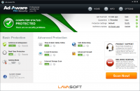 Ad-Aware Pro Security 11.12.945.9202 screenshot. Click to enlarge!