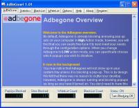AdBeGone 1.2.0 screenshot. Click to enlarge!