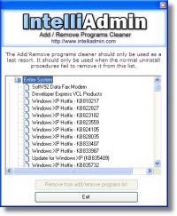 Add Remove Program Cleaner 2.0 screenshot. Click to enlarge!