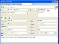 Addressinator! 4.1 screenshot. Click to enlarge!