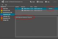 Adobe Extension Manager CC 7.0.0.347 screenshot. Click to enlarge!