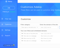 Adskip 1.3.816.9900 screenshot. Click to enlarge!