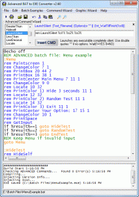 Advanced BAT to EXE Converter 4.08 screenshot. Click to enlarge!