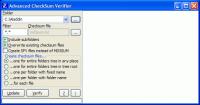 Advanced CheckSum Verifier 1.5.0 screenshot. Click to enlarge!
