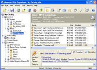 Advanced File Organizer 3.01 screenshot. Click to enlarge!