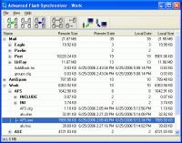 Advanced Flash Synchronizer 1.7 screenshot. Click to enlarge!