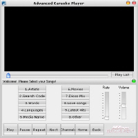 Advanced Karaoke Player for to mp4 5.0 screenshot. Click to enlarge!