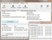 Advanced Office Password Recovery 6.22.1085 screenshot. Click to enlarge!