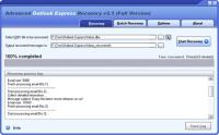 Advanced Outlook Express Recovery 2.1 screenshot. Click to enlarge!