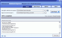 Advanced Outlook Express Repair 2.1 screenshot. Click to enlarge!