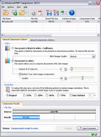 Advanced PDF Compressor 2016 screenshot. Click to enlarge!