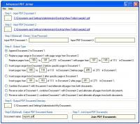 Advanced PDF Joiner 1.8 screenshot. Click to enlarge!