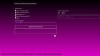 Advanced Password Generator for Windows 8 1.0.0.0 screenshot. Click to enlarge!