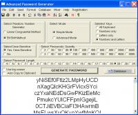 Advanced Password Generator 3.66 screenshot. Click to enlarge!