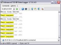 Advanced TCP/IP Data Logger 4.2.2.325 screenshot. Click to enlarge!