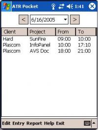 Advanced Time Reports Pocket 8.0.32 screenshot. Click to enlarge!
