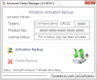 Advanced Tokens Manager 3.4 screenshot. Click to enlarge!
