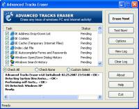 Advanced Tracks Eraser 5.5.7 screenshot. Click to enlarge!