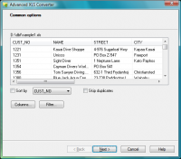 Advanced XLS Converter 5.35 screenshot. Click to enlarge!