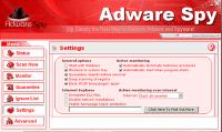 AdwareSpy 3.0 screenshot. Click to enlarge!