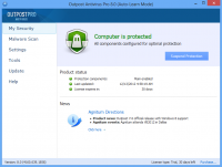 Agnitum Outpost Antivirus Pro 8.1.4303.670.1908 screenshot. Click to enlarge!