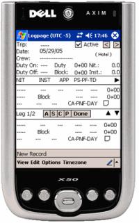 Airline Pilots Daily Aviation Log PPC 6.1.4 screenshot. Click to enlarge!