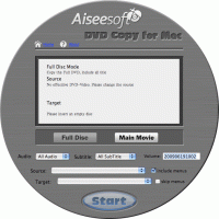 Aiseesoft DVD Copy for Mac 3.2.16 screenshot. Click to enlarge!