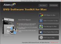 Aiseesoft DVD Software Toolkit for Mac 4.0.26 screenshot. Click to enlarge!