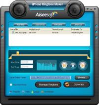 Aiseesoft iPhone Ringtone Maker 7.0.76 screenshot. Click to enlarge!