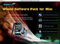 Aiseesoft iPhone Software Pack for Mac 3.3.30 screenshot. Click to enlarge!
