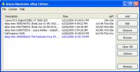 Alarm Reminder eBay Edition 2.0 screenshot. Click to enlarge!
