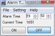 Alarm Timer 1.2 screenshot. Click to enlarge!