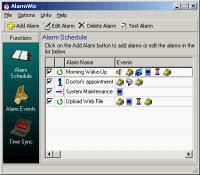 AlarmWiz 2.10 screenshot. Click to enlarge!