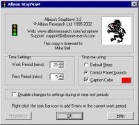 Albion StopNow! 3.7 screenshot. Click to enlarge!