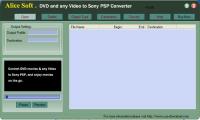 Alice DVD any Video to Sony PSP Converter 9.99 screenshot. Click to enlarge!